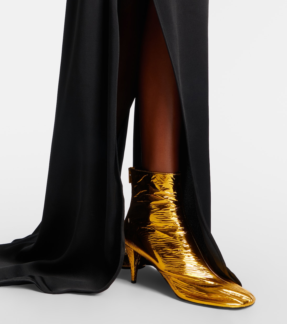 Glove metallic leather ankle boots | Proenza Schouler