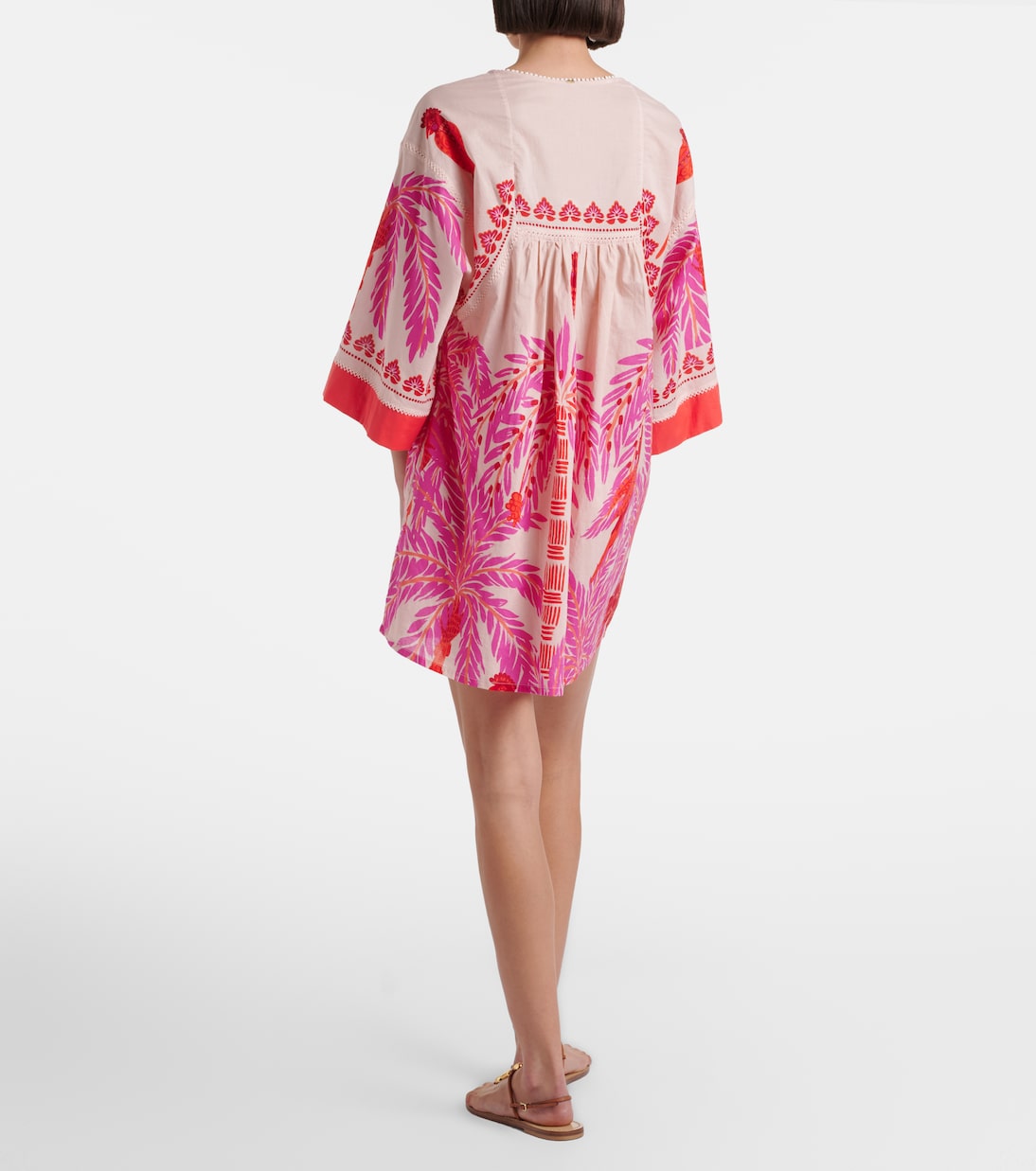 Bedrucktes Minikleid Mahault aus Baumwolle | Poupette St Barth