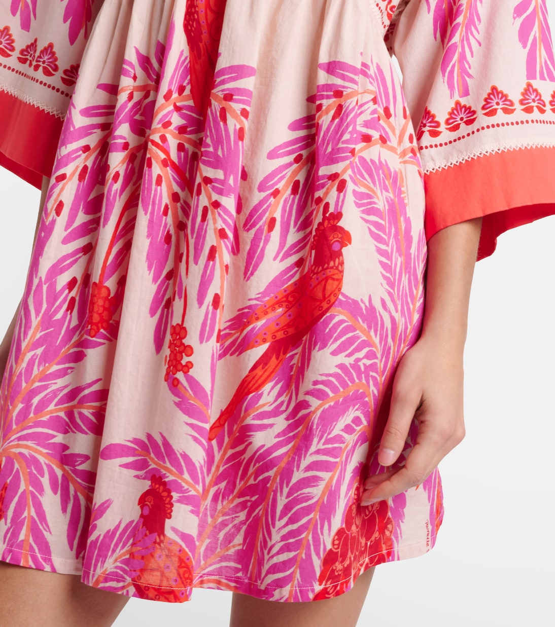 Bedrucktes Minikleid Mahault aus Baumwolle | Poupette St Barth