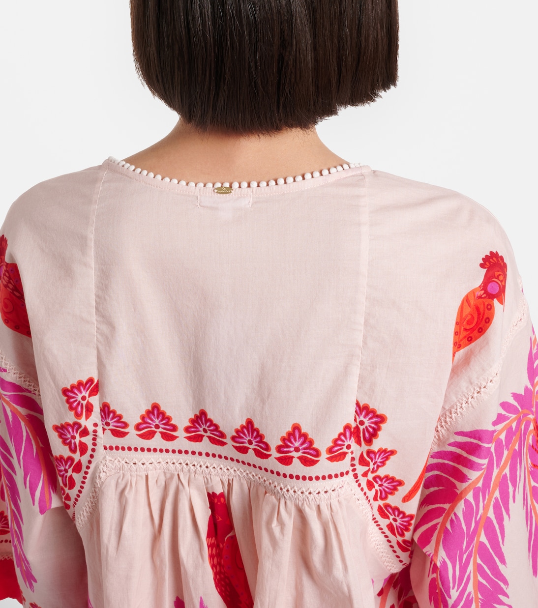 Bedrucktes Minikleid Mahault aus Baumwolle | Poupette St Barth