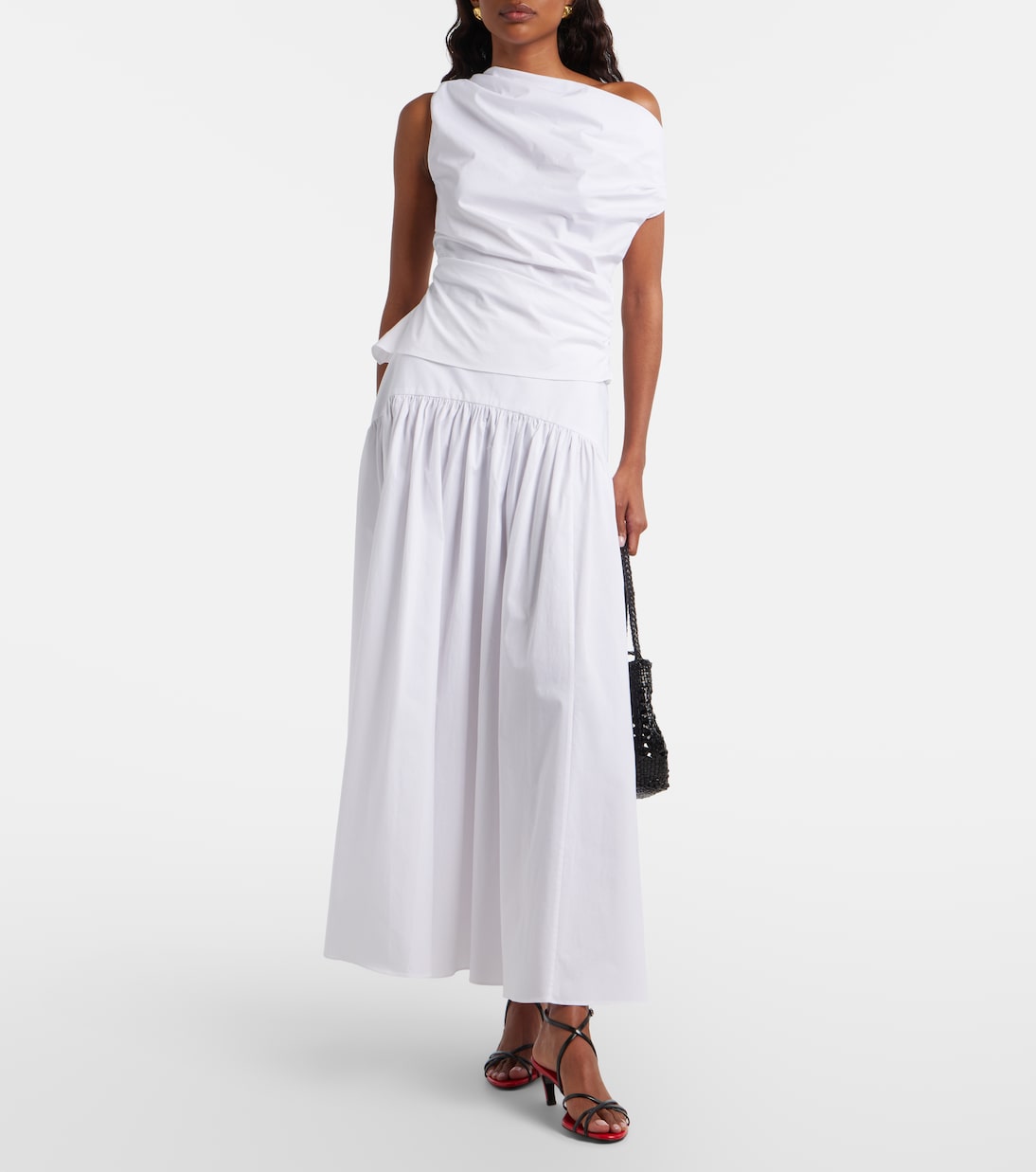 Top asimmetrico Phare in cotone | Staud