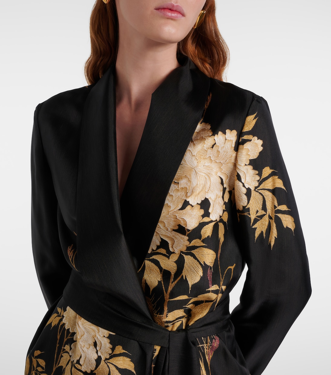 Cardigan cache-cœur Tunica en sergé de soie | Max Mara