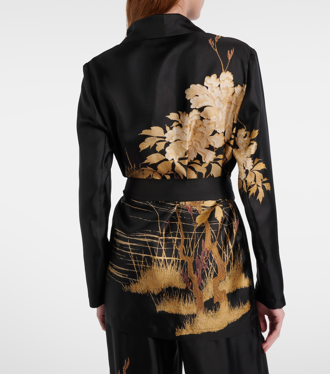 Cardigan cache-cœur Tunica en sergé de soie | Max Mara