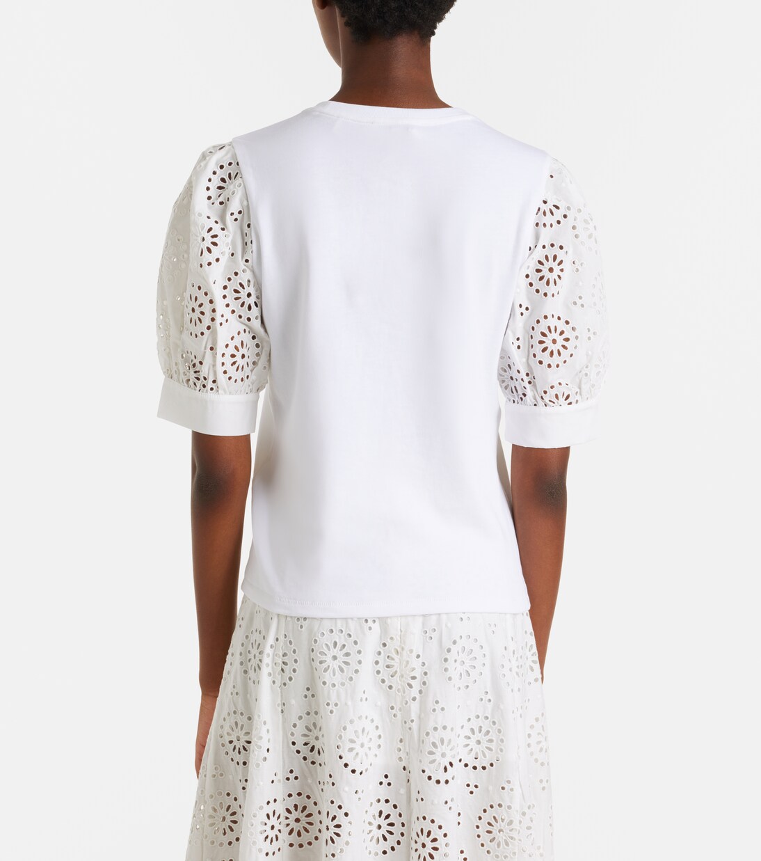 T-Shirt The Deco aus Baumwoll-Jersey | Frame