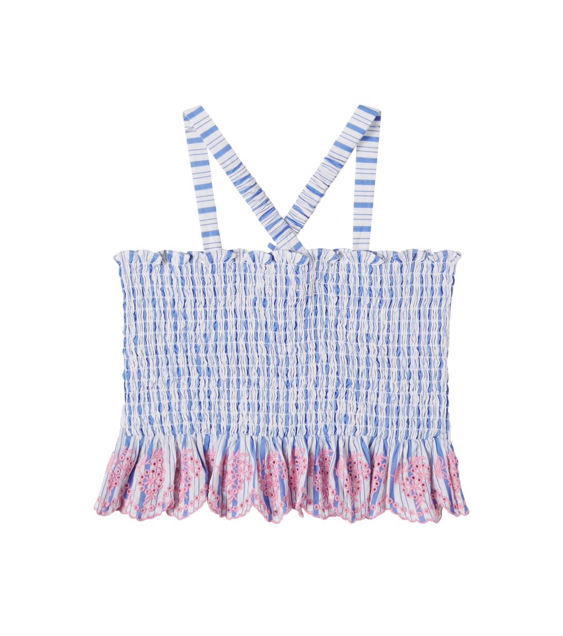 Besticktes Top Florentina aus Baumwolle | Louise Misha