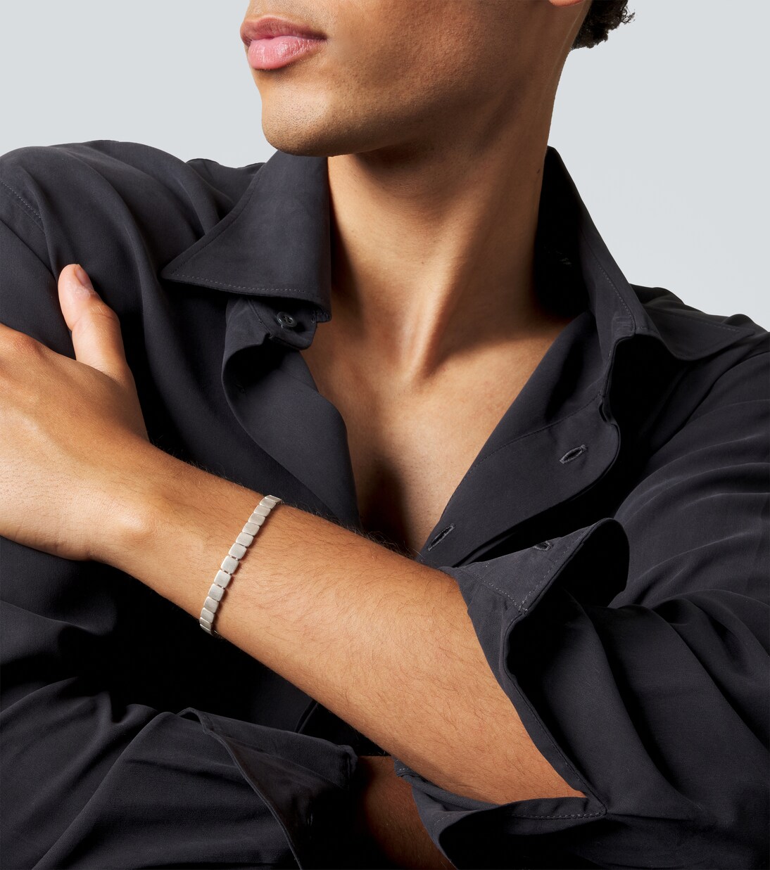 Tile Medium 925 sterling silver bracelet | Ileana Makri