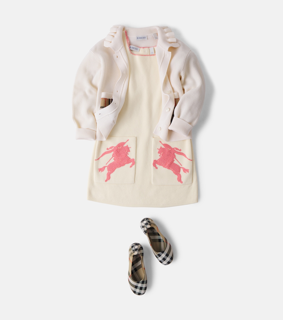 EKD embroidered cotton dress | Burberry Kids