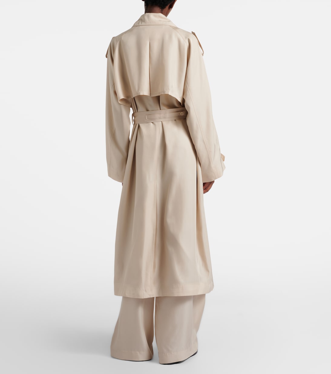 Veyron ovesized twill trench coat | The Frankie Shop