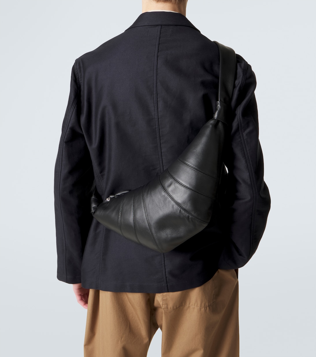 Croissant Medium leather shoulder bag | Lemaire