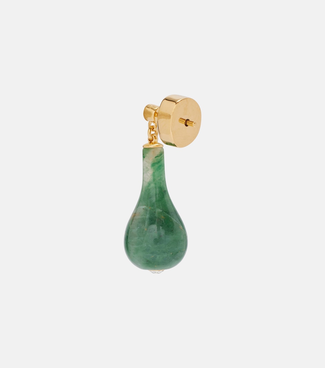 Jade 24kt gold-plated drop earrings | Toteme
