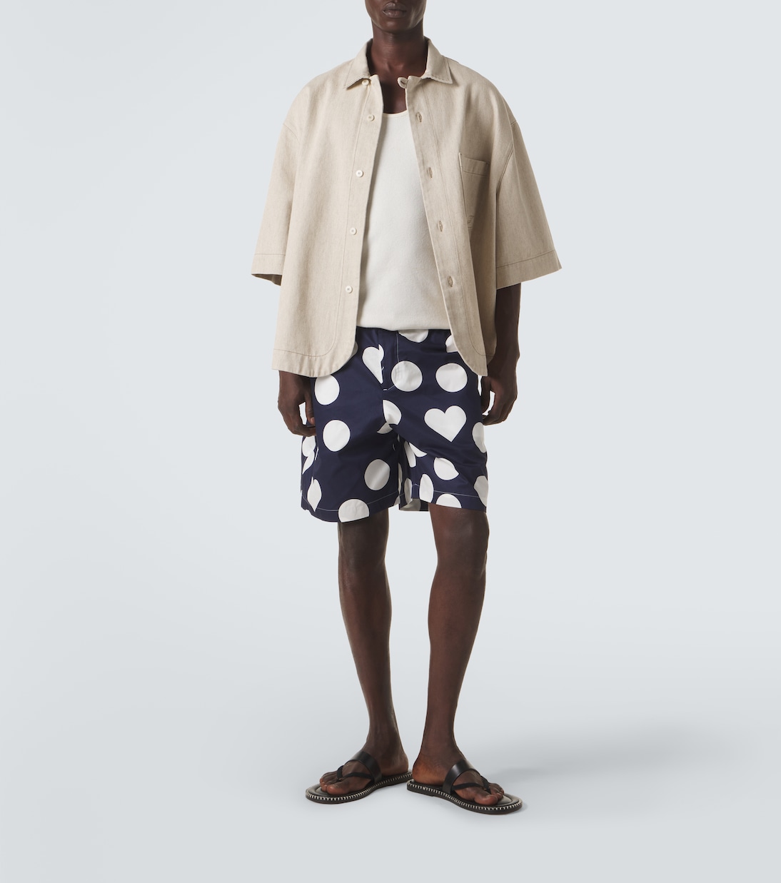 Shorts Caleçon aus Baumwollpopeline | Jacquemus