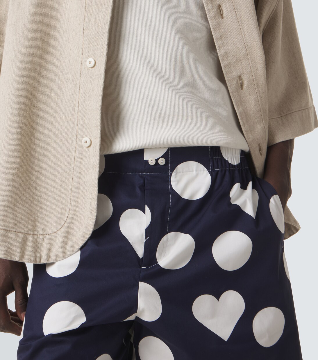 Shorts Caleçon aus Baumwollpopeline | Jacquemus