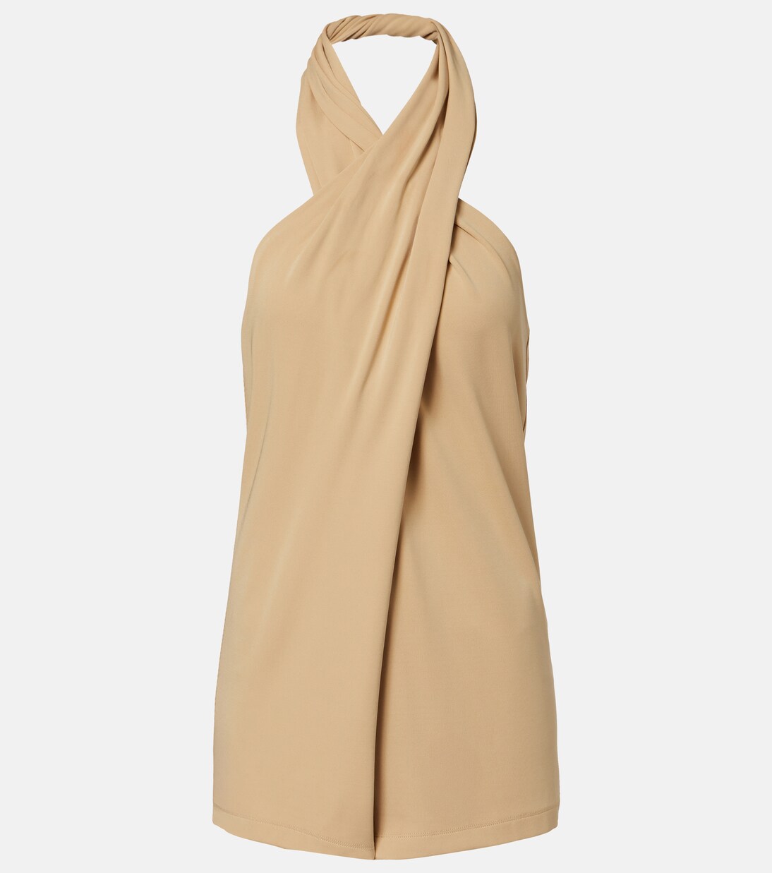 Halterneck jersey top | Toteme