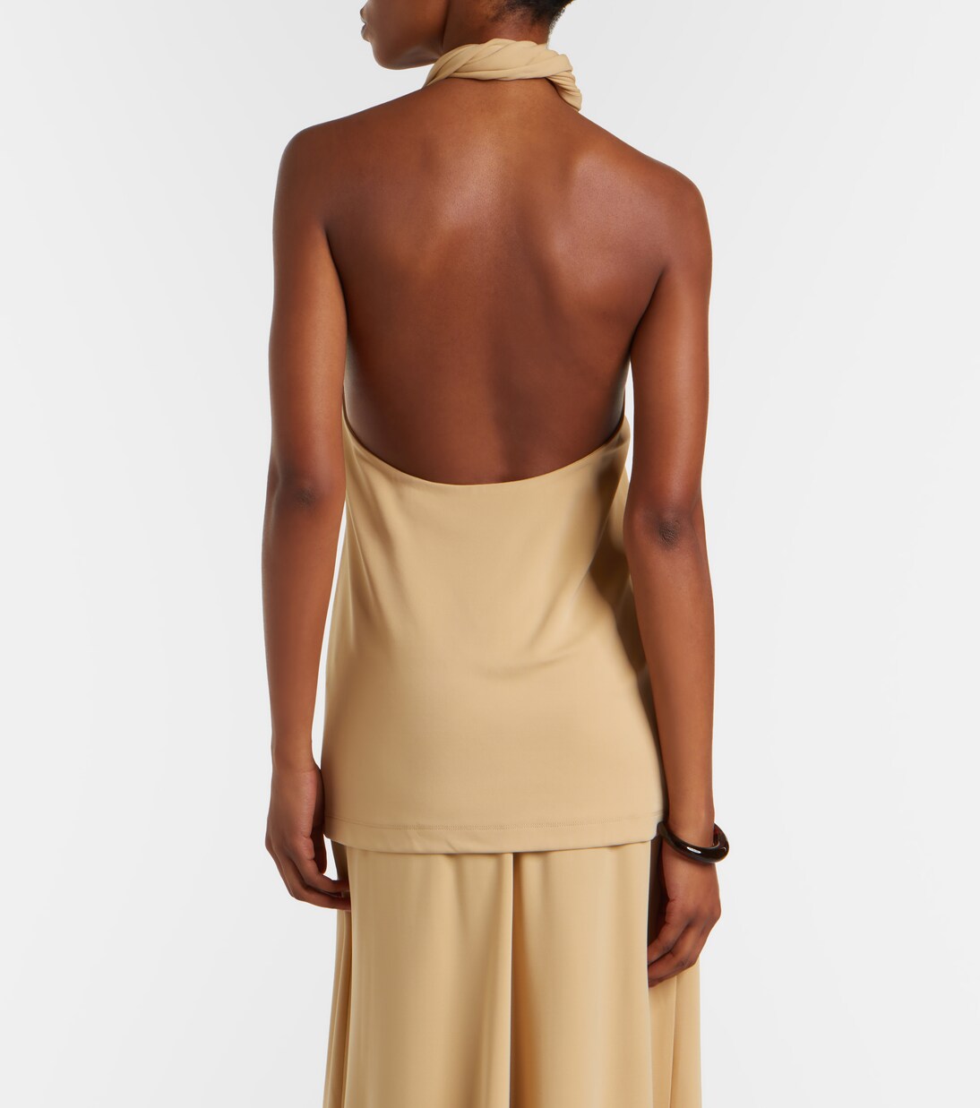 Halterneck jersey top | Toteme