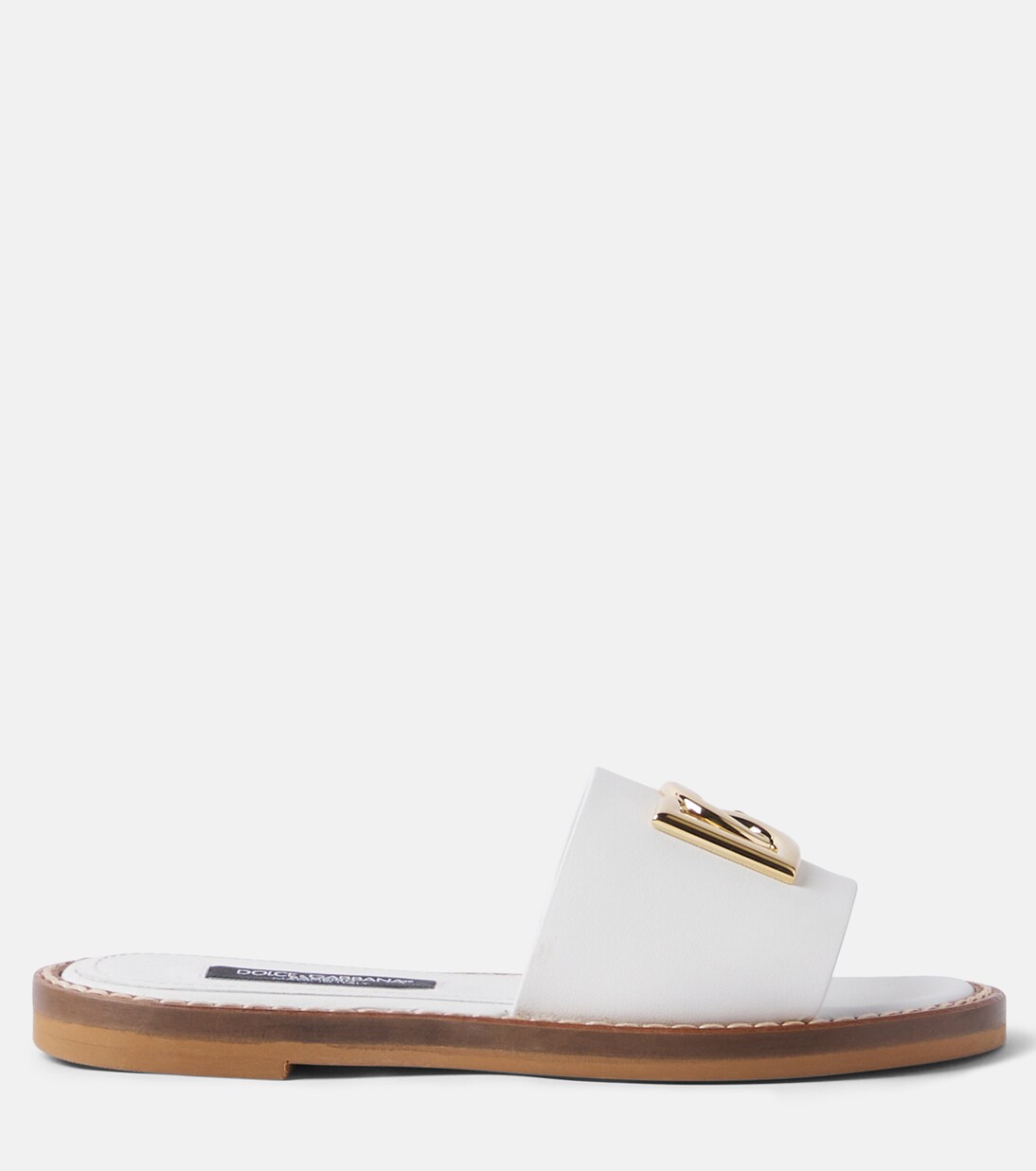 DG leather slides | Dolce&Gabbana Kids