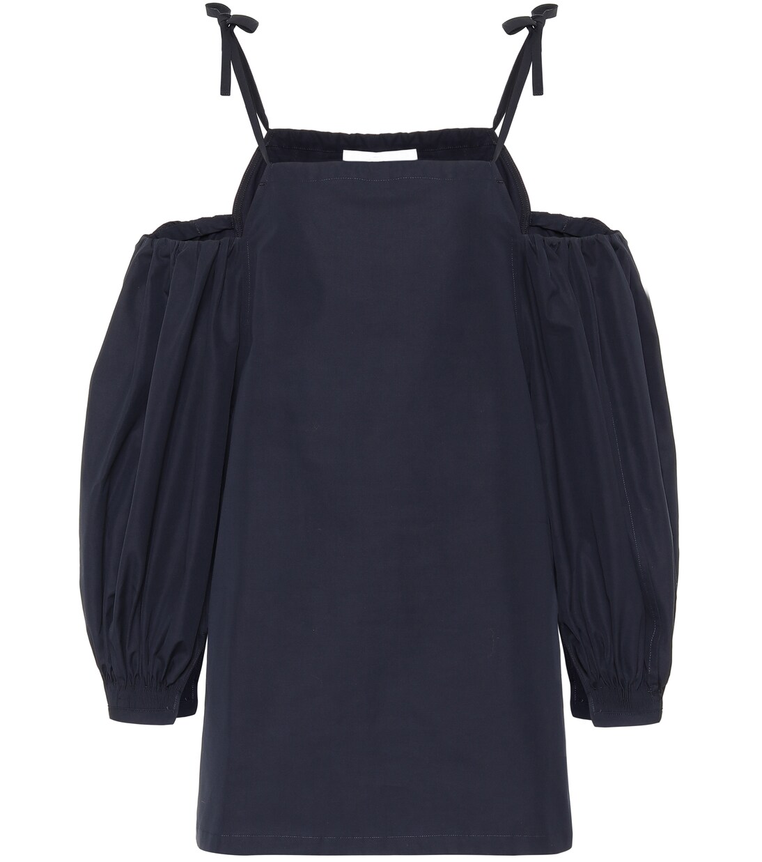 Top à encolure bardot en coton | Jil Sander