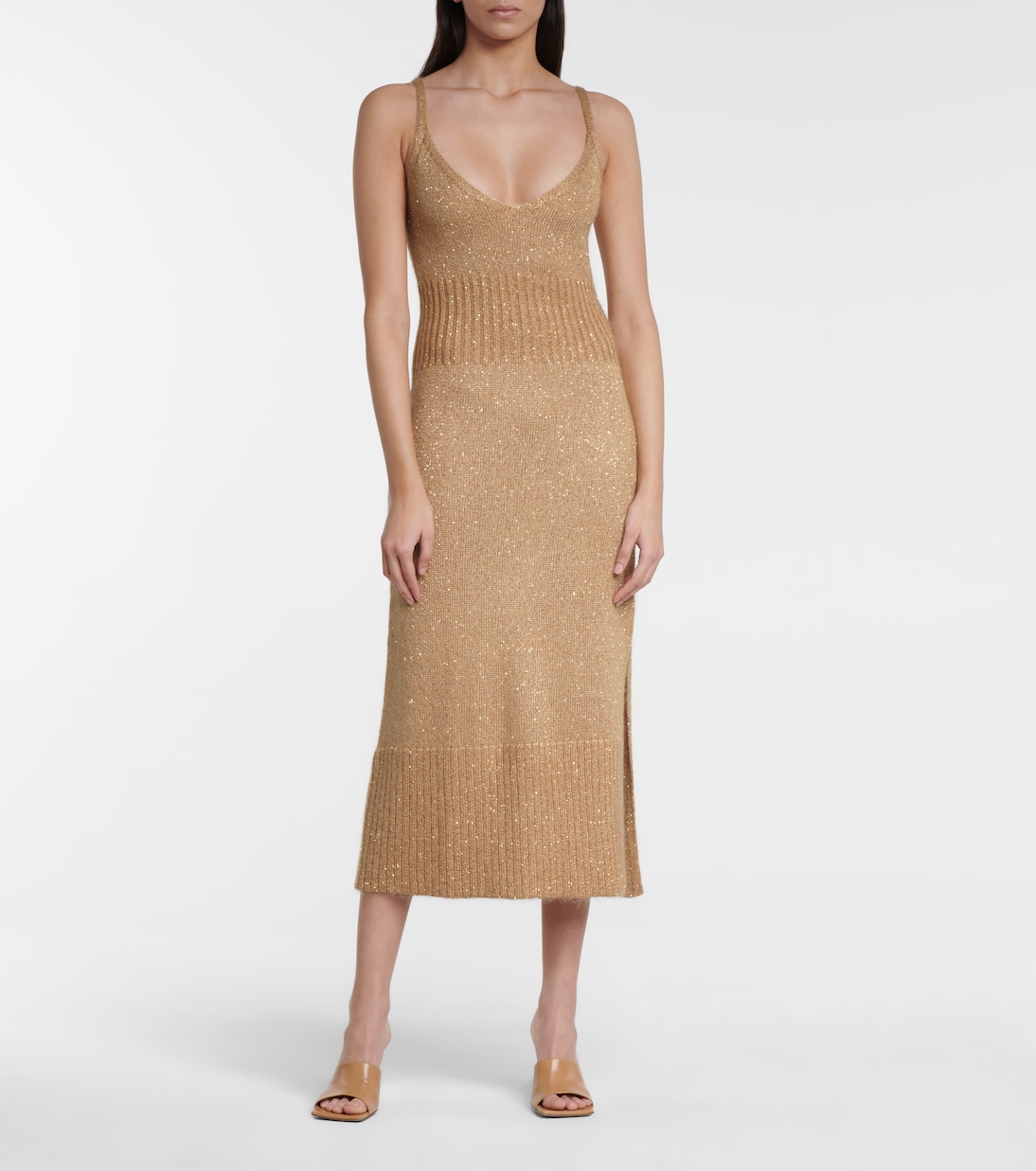 Robe midi Reese en mohair mélangé | Altuzarra
