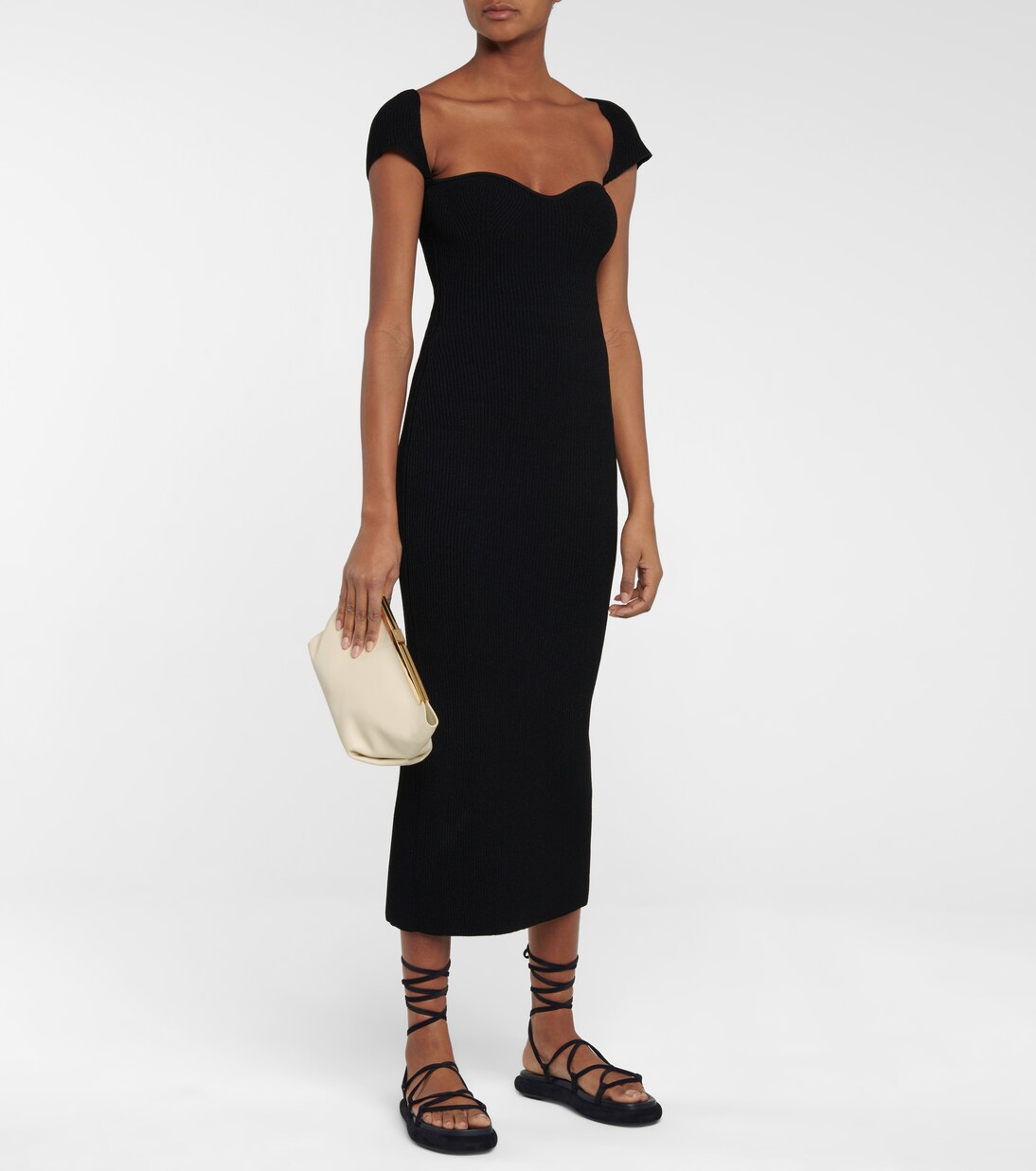 صندل من الجلد السويدي Alba | Khaite