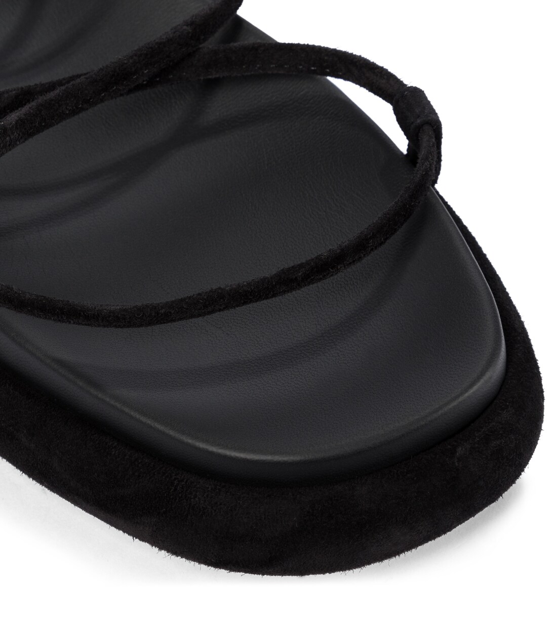 صندل من الجلد السويدي Alba | Khaite