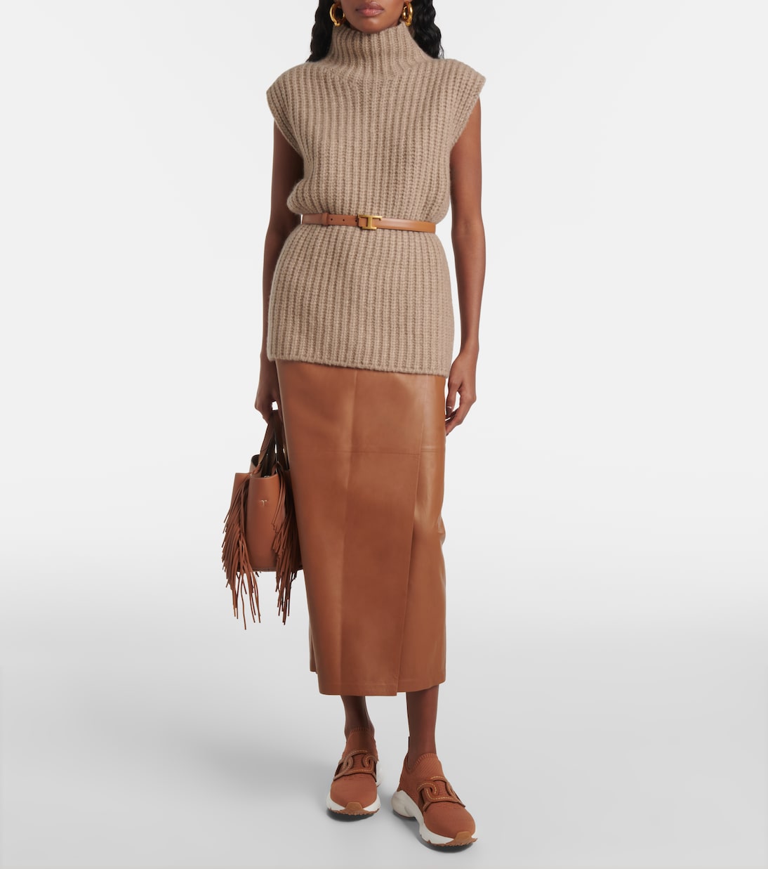 Sneakers Kate aus Strick mit Leder | Tod's