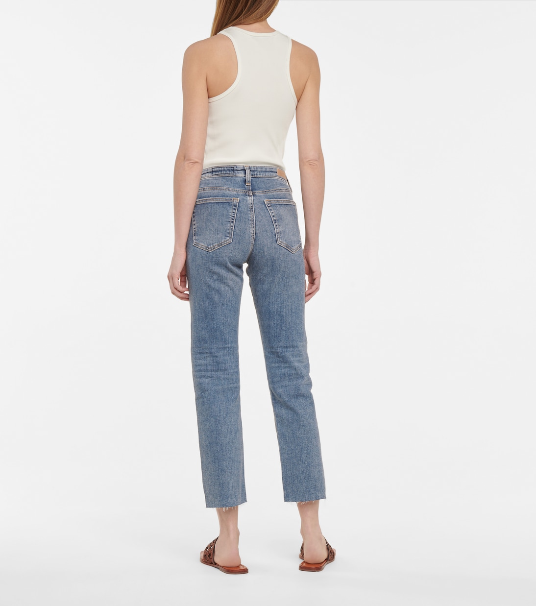 High-Rise Straight Jeans Isabelle | AG Jeans