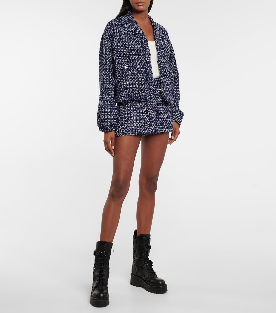 Minirock aus Tweed | Valentino