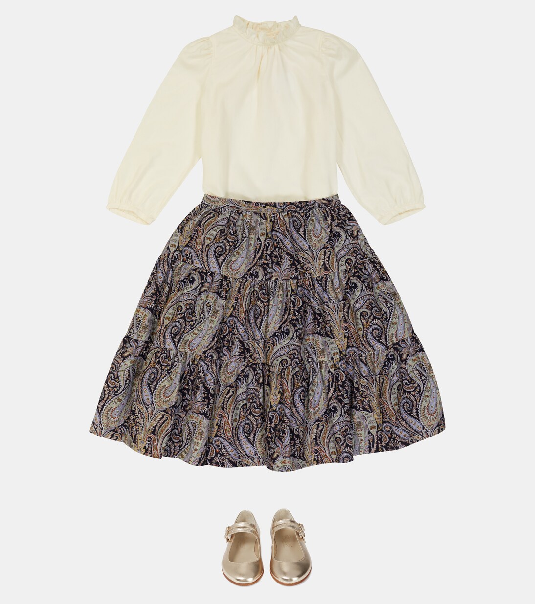 x Liberty Lise corduroy skirt | Bonpoint