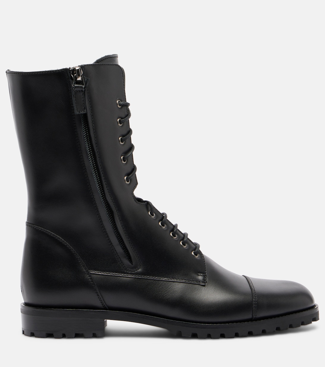 Lugata leather combat boots | Manolo Blahnik