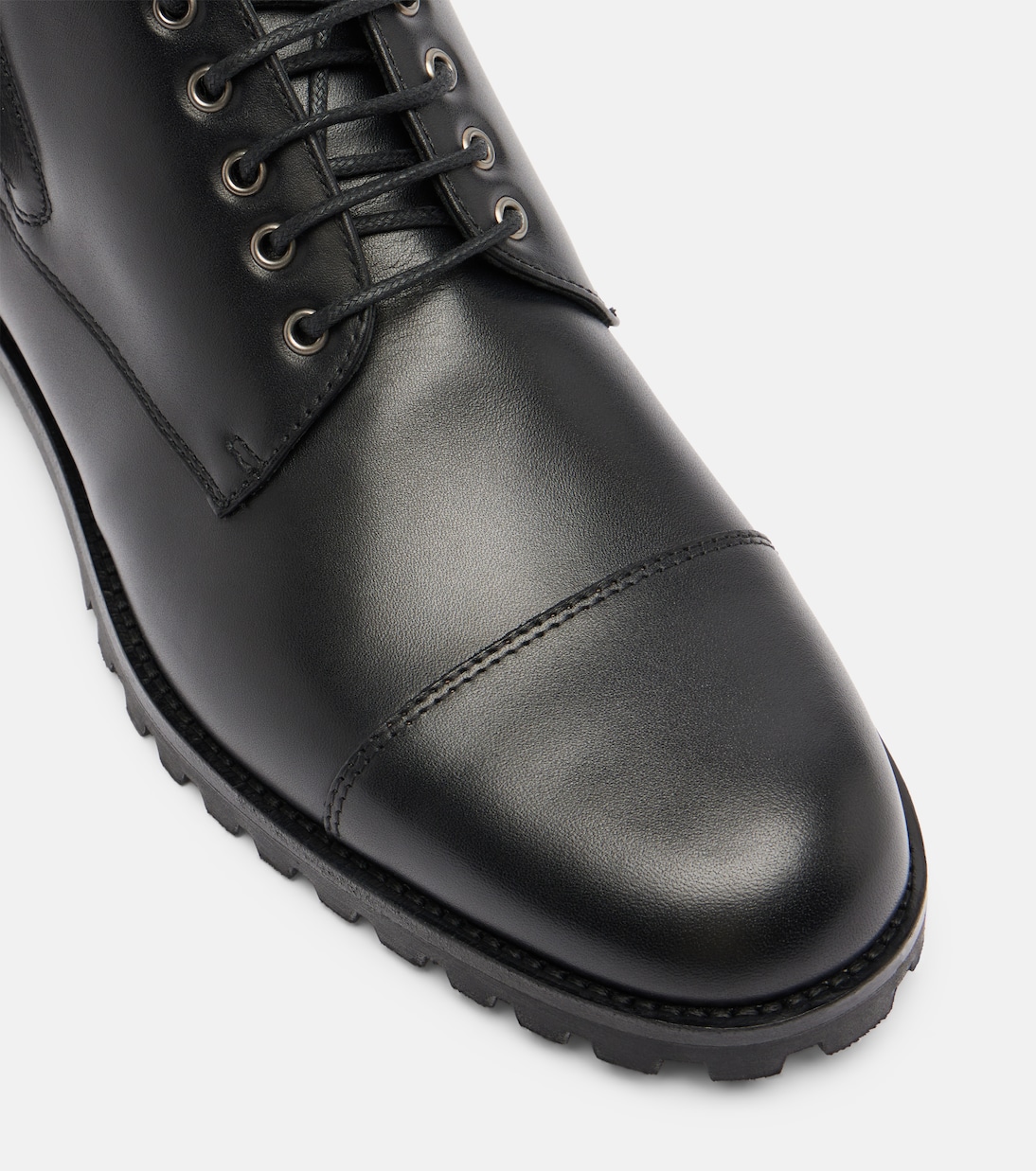 Lugata leather combat boots | Manolo Blahnik