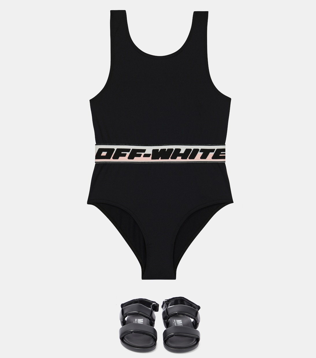 Logo swimsuit | Off-White Kids