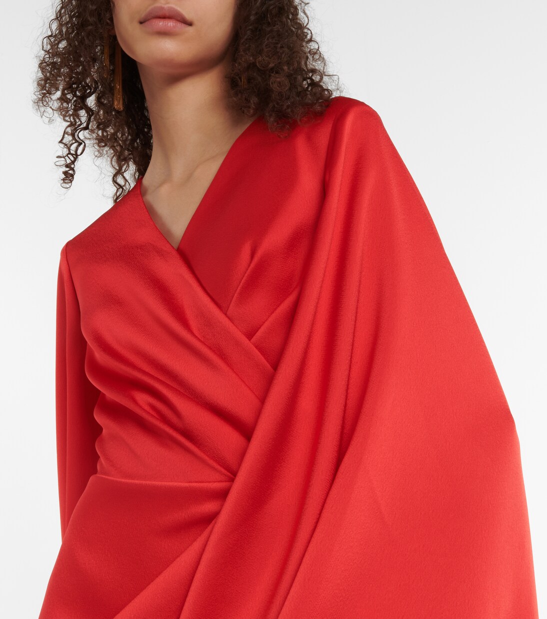 Robe aus Satin | Rasario