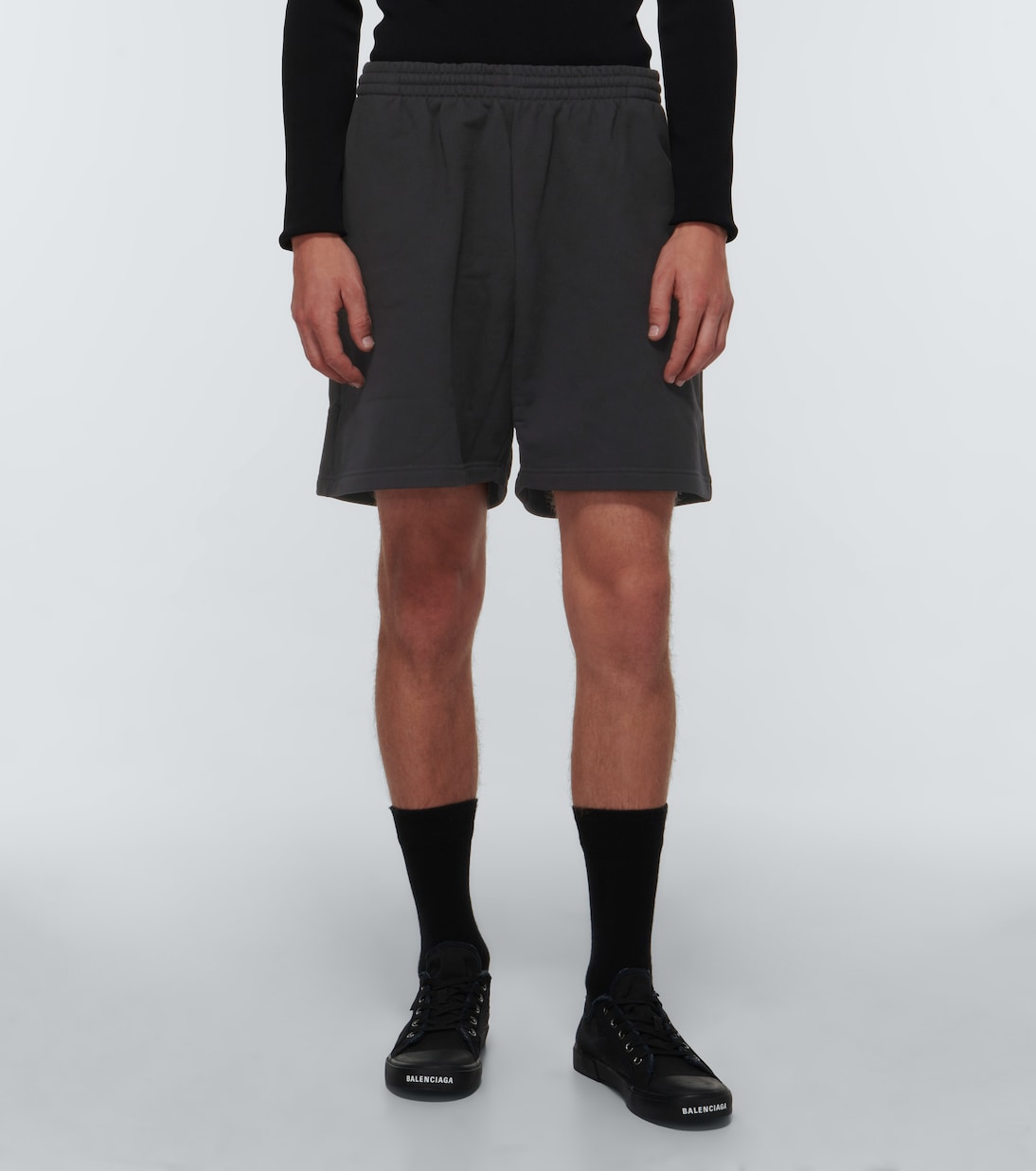 Bedruckte Shorts aus Baumwoll-Jersey | Balenciaga