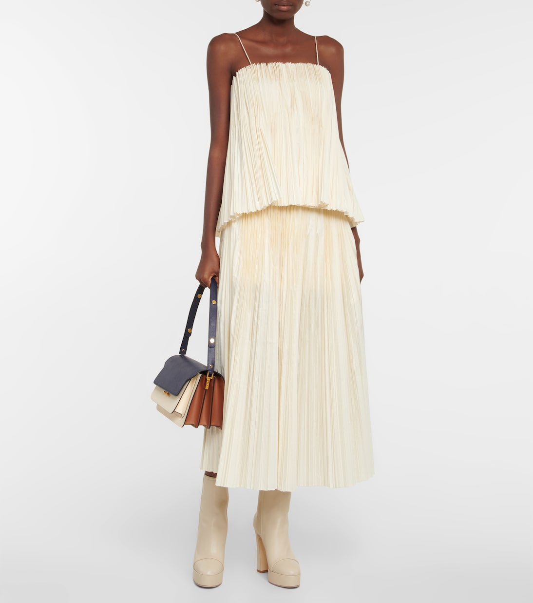 Alexa platform leather ankle boots | Malone Souliers