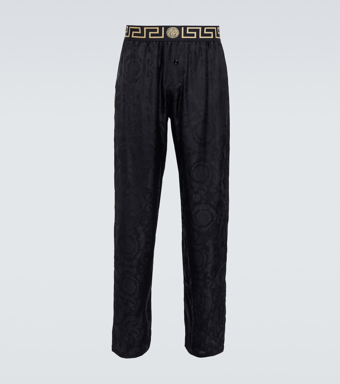 Pyjama-Hose Barocco aus Seiden-Twill | Versace