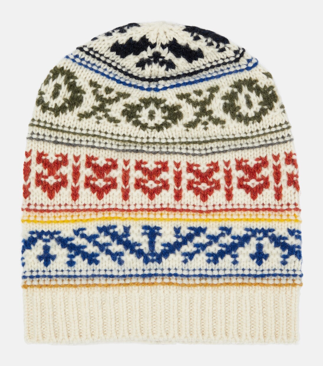 Bernina jacquard cashmere beanie | Loro Piana