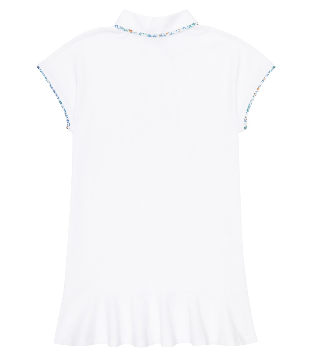 Cotton piqué polo dress | Il Gufo