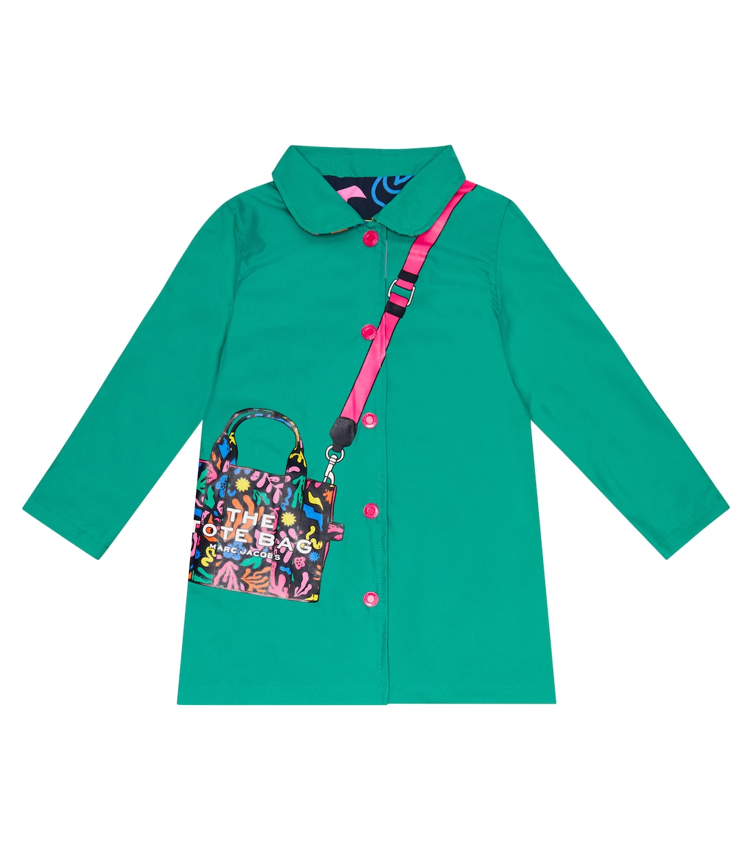 Printed cotton-blend coat | Marc Jacobs Kids