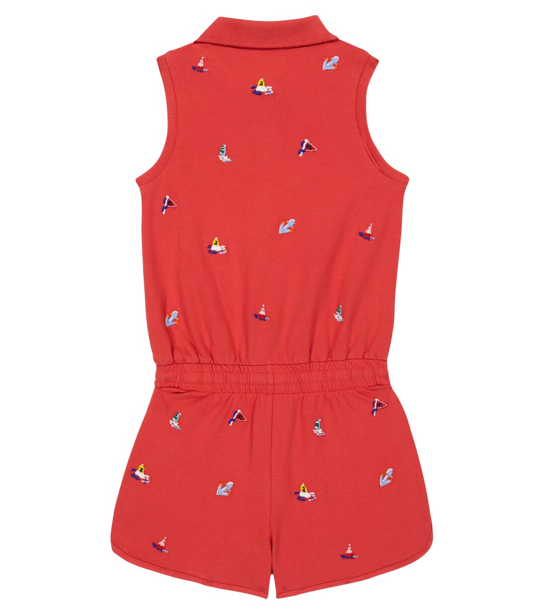 Embroidered cotton playsuit | Polo Ralph Lauren Kids