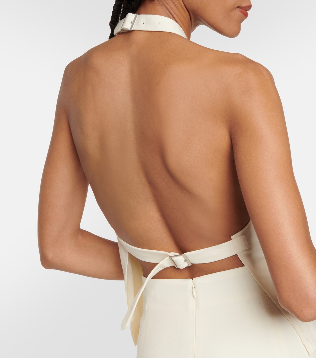 Halterneck wool top | Wardrobe.NYC