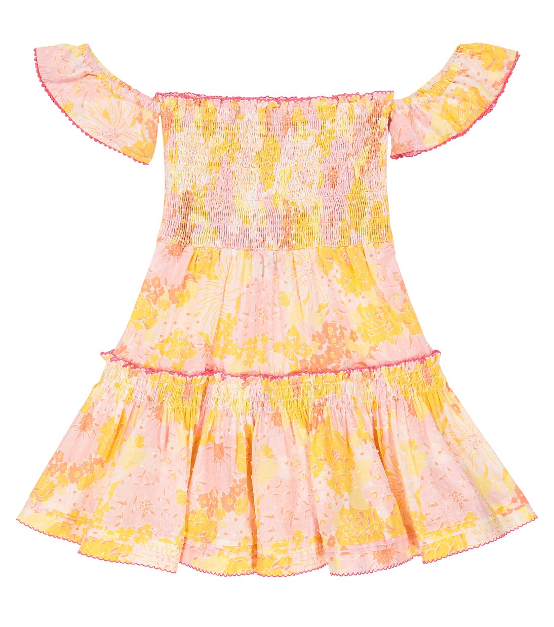 Aurora floral cotton dress | Poupette St Barth Kids