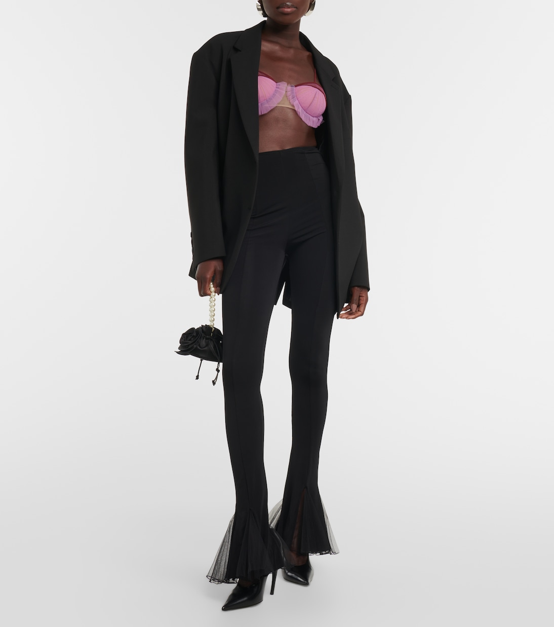 Exploding Flower tulle bra | Nensi Dojaka