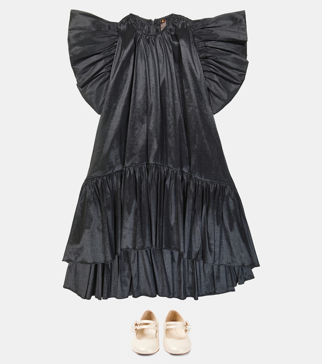 Tafta ruffled dress | Caroline Bosmans