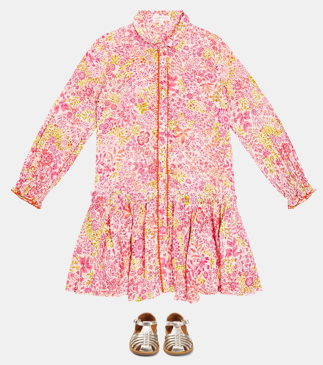 Tesorino floral dress | Poupette St Barth Kids