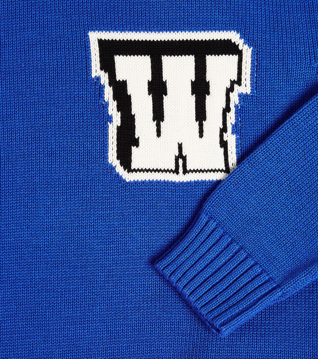 Logo cotton sweater | Off-White Kids