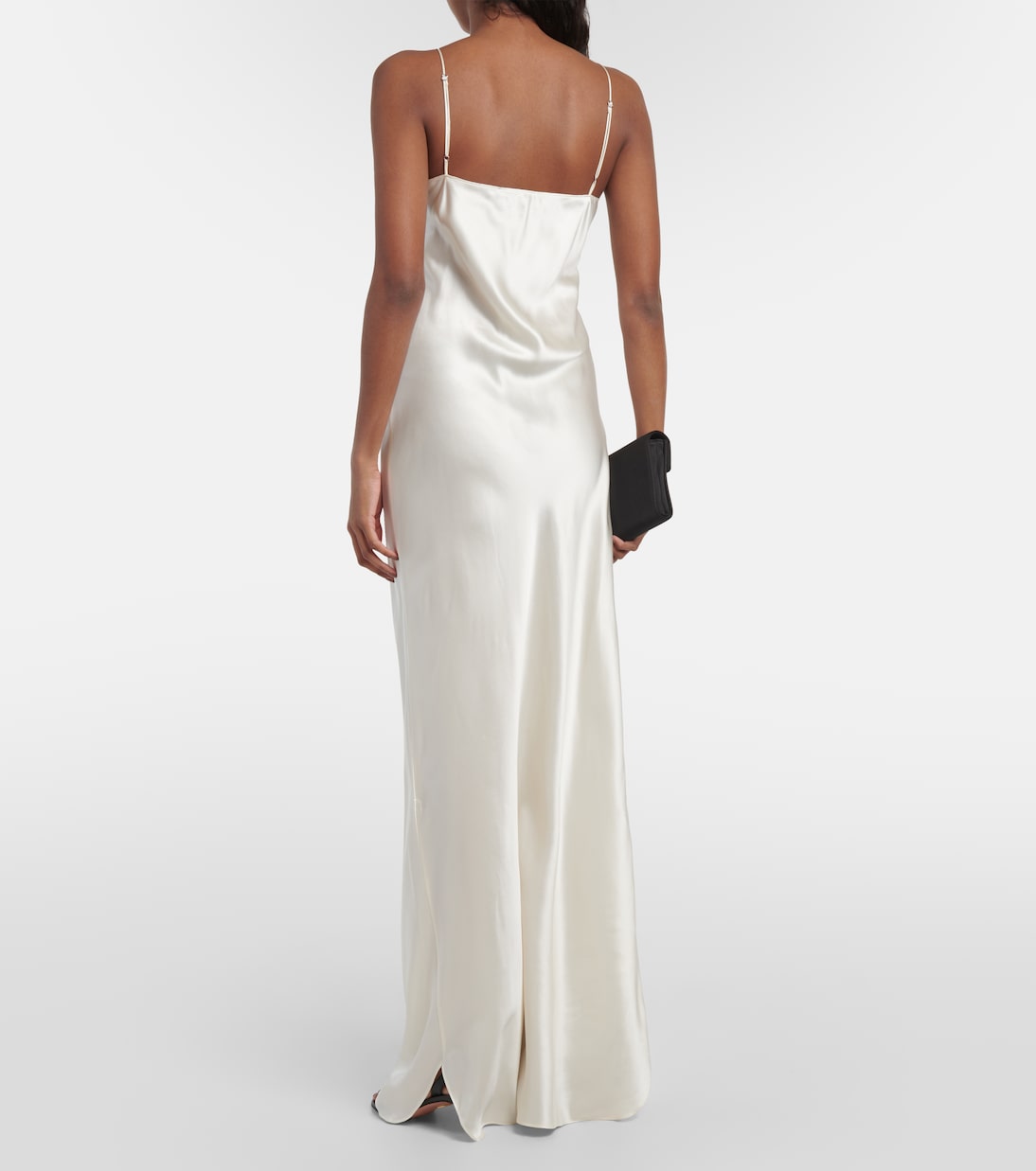 Robe longue Cami en satin de soie | Nili Lotan