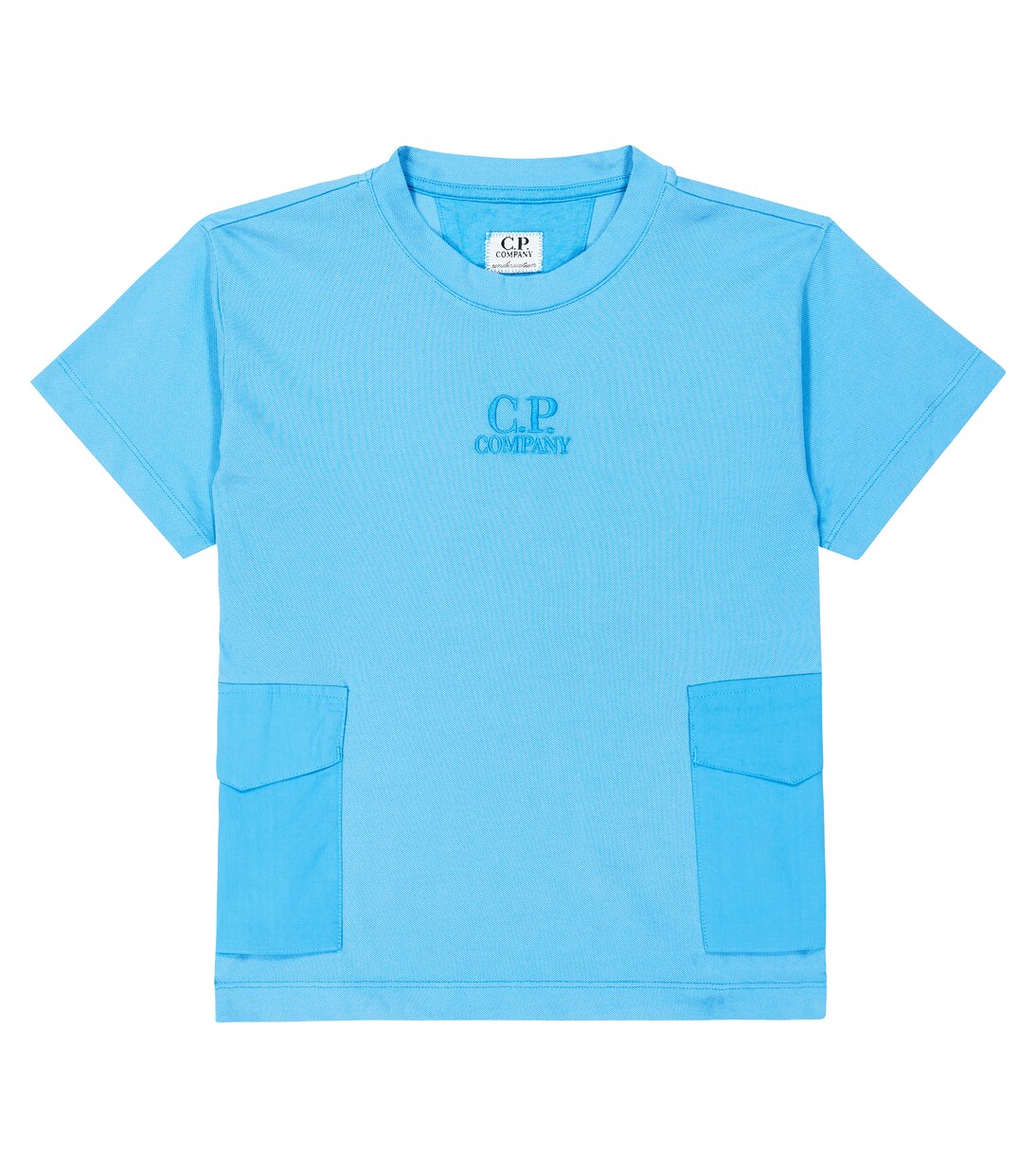 U16 logo cotton-blend jersey T-shirt | C.P. Company Kids