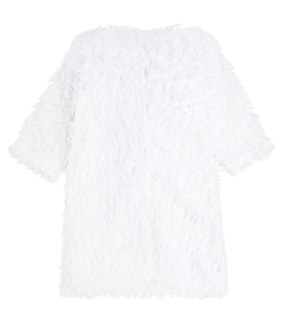 Bow-detail faux feather dress | Caroline Bosmans