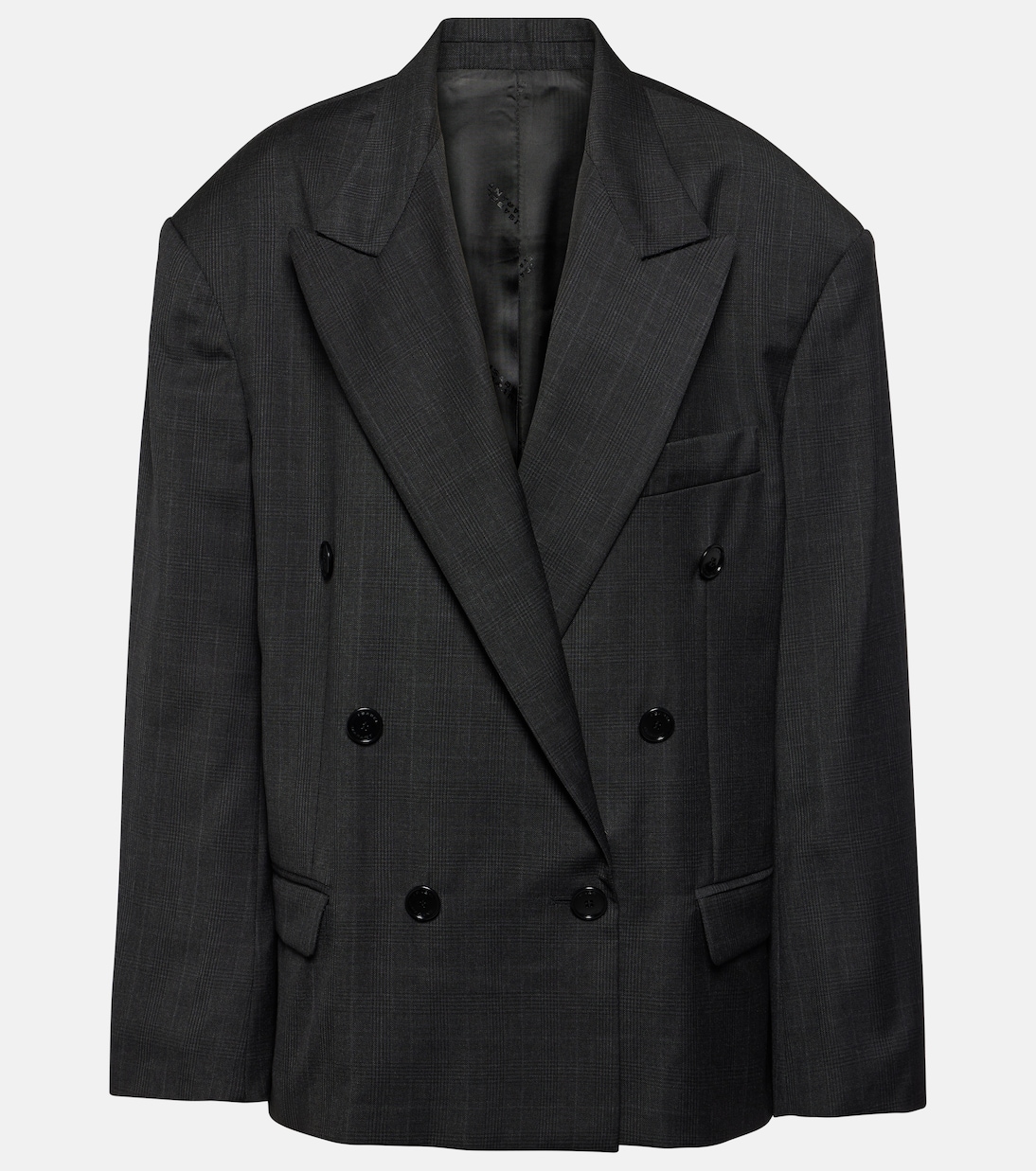 Klero checked virgin wool blazer | Isabel Marant