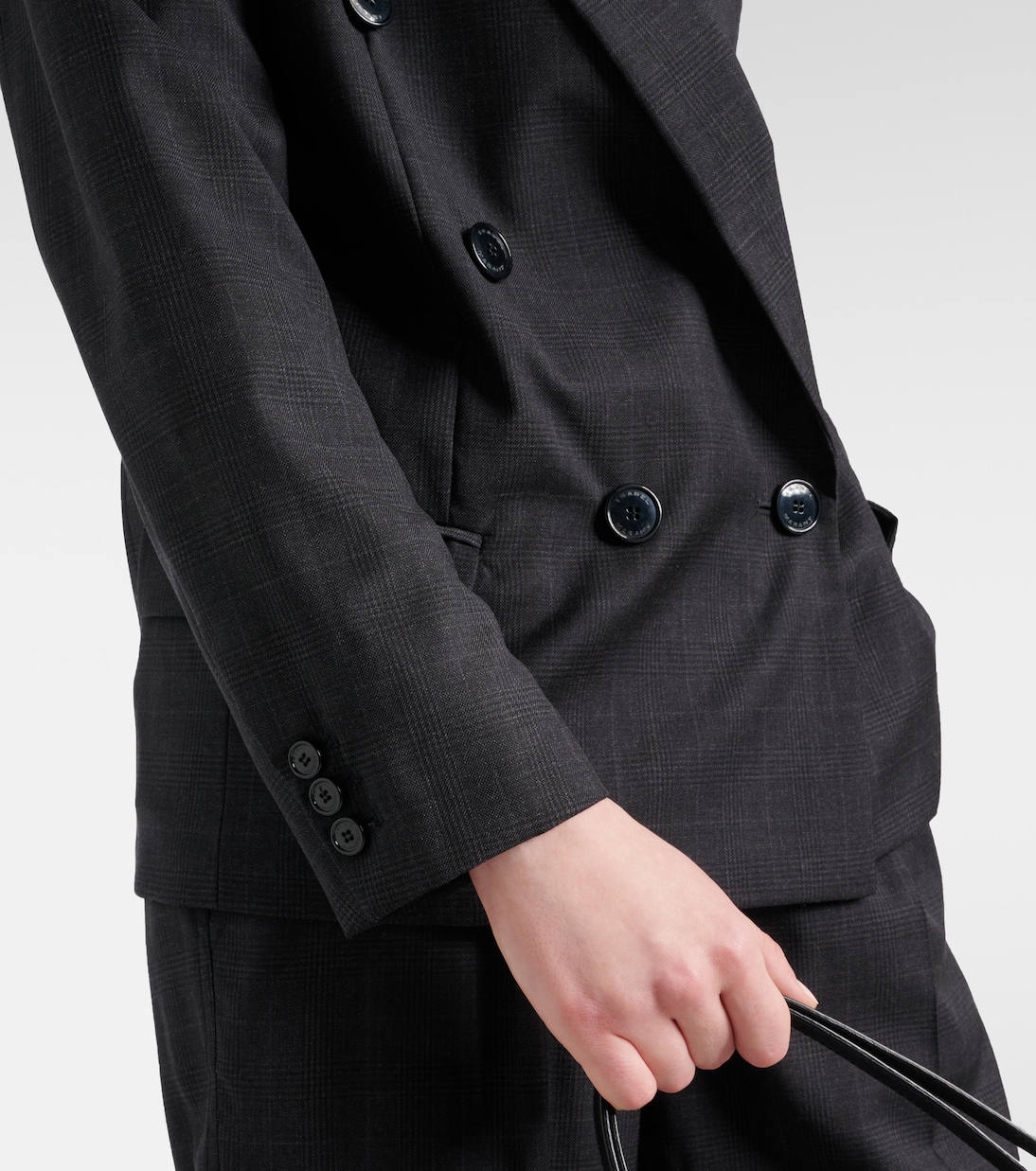 Klero checked virgin wool blazer | Isabel Marant