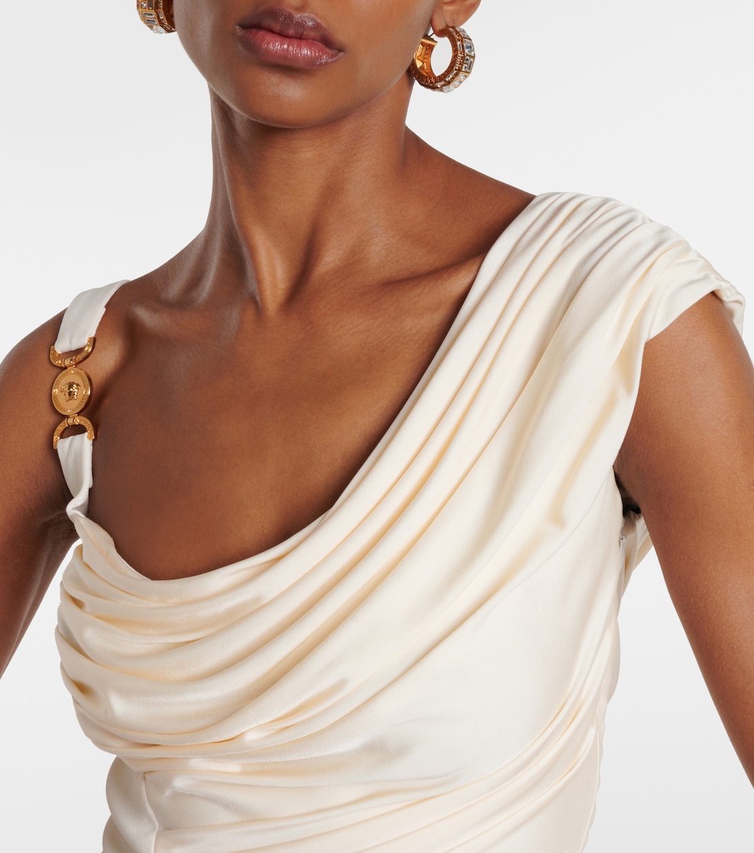 Robe longue Medusa '95 asymétrique | Versace